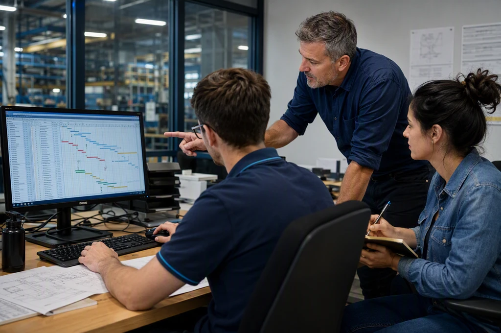 Industrial Planning, Resource Scheduling & Production Workflow Management — INVEYA